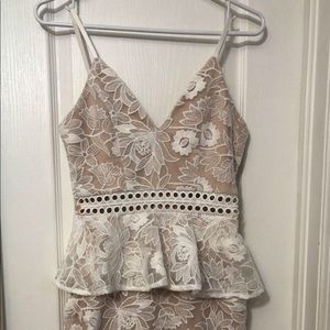 Size small peplum dress